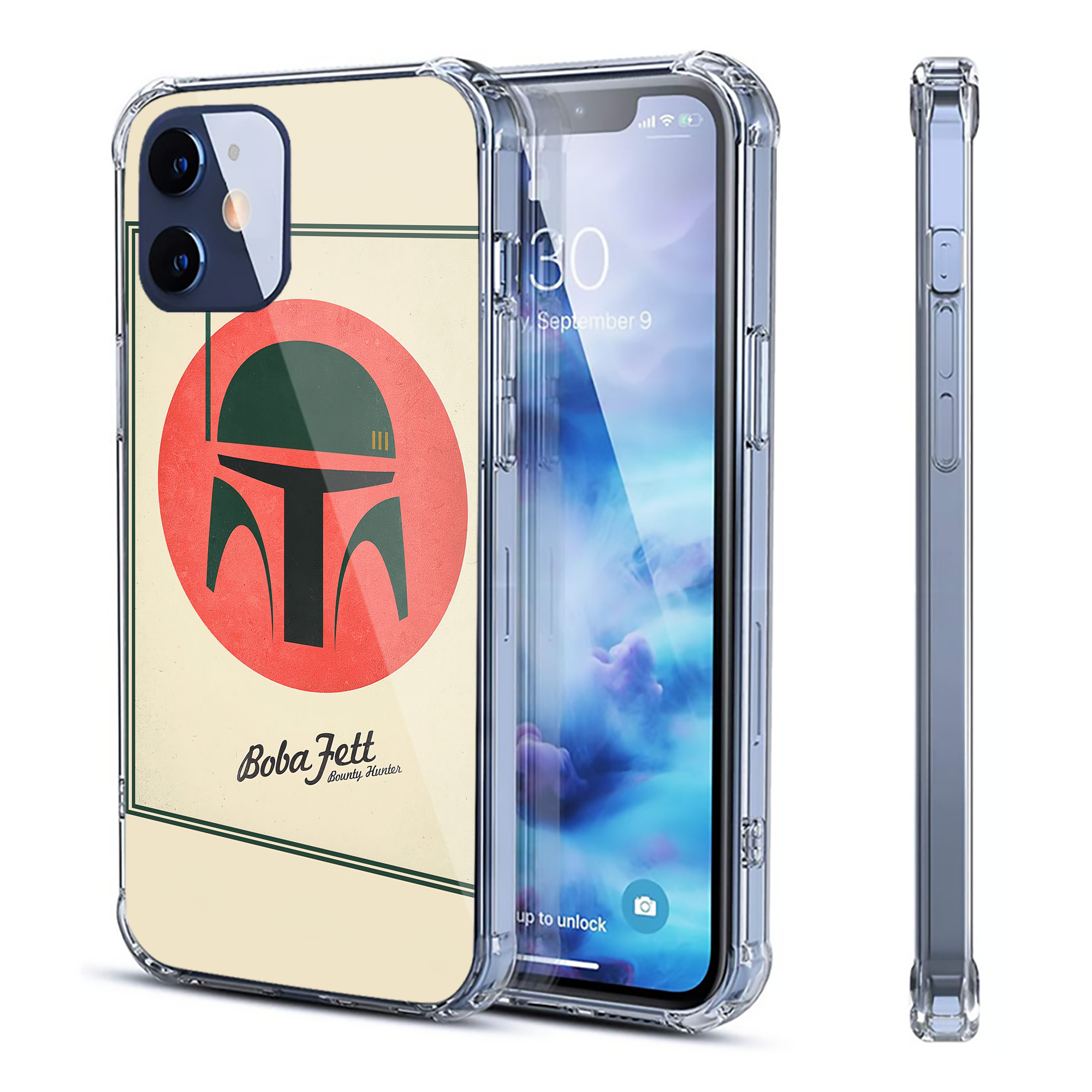 （画像用） スター・ウォーズ Star Wars 【iPhone 12シリーズ対応】透明スマホケース（クリアソフトケース）